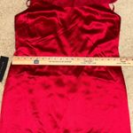 Ann Taylor  Red Dress Floral Sleeveless‎ Silk Wool Blend Party Holiday Size 8 Photo 7