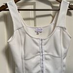Shyanne Cute Summer White Corset Top Photo 0