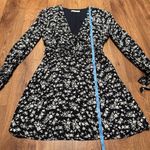 The East Order Nordstrom Elsa Mini Dress Black White Floral Print Size Small Photo 10