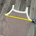 Princess Polly Tan contrast piping knit tank Photo 1