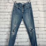 Vervet Flying Monkey High Rise Skinny Jeans Button Fly Distressed Women’s 26 Y2K Blue Photo 5