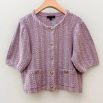 Ann Taylor  Tweed button up Cardigan Sweater Photo 0