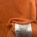 FINAL MARKDOWN Classic denim and company tank top Small Orange Photo 2