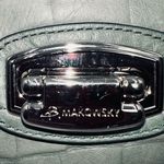 B Makowsky B. Makowski Green Croco Embossed Vintage Chain/Leather Strap Crossbody Photo 3