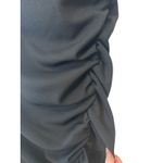 Anthropologie  NWT Maya Ruched Cowl Neck Black Maxi Dress Size Large Photo 5