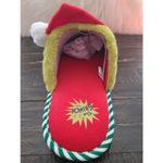 Dr. Seuss NEW  The Grinch Santa Hat Christmas Ladies Slippers Women's Size 11/12 Photo 4