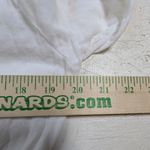 Lovestitch Crochet Lace Tiered Blouse – Women's S White Tie Neck 3/4 Sleeve Photo 6