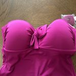 Robin Piccone Ava Strapless Bandeau One-Piece Swimsuit, Size 12, $178 Photo 5