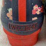 Joules Wellibob Women's Floral Print Navy‎ Red Ankle Rain Boots Size US 7 Blue Photo 5