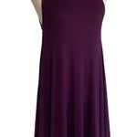 Alya FRANCESCA'S  Plum Purple Ribbed Sleeveless Swing Dress Size XS High Neck Photo 1