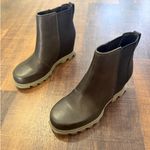 Sorel Joan of Arctic Wedge III Chelsea Bootie Dark Moss/Sage Size 7.5 Photo 4