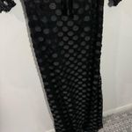 NWT REVOLVE x House of Harlow 1960 Rory Maxi Dress in Black Metallic Dot Size XL Photo 10