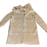 RACHEL RACHEL ROY CREAM ACRYLIC BLEND CABLE KNIT CARDIGAN SWEATER (S) Photo 8