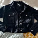 Divided Black Jean Jacket  Photo 3