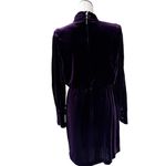 Karl Lagerfeld NWOT  PARIS Women's Velvet A –LINE Mock Neck Photo 8