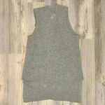 Verve Ami NWT  Sleeveless Open Cardigan Duster Vest Light Gray Acrylic Size XL Photo 6