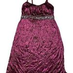 Torrid  Women's Size 16 Burgundy Dress Sleeveless Beaded Waist Party Cocktail Y2K Photo 0