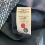 Talbots  Tweed Pea Coat Jacket size 4P Teal White Preppy Corpcore Academia Blazer Photo 8