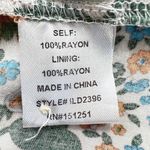 In Loom Prairie Dress Medium Ditsy Floral Elastic Waist‎ Cap Sleeve Tiered Midi Photo 3