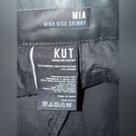 Kut From The Kloth “Mia High Rise Skinny” Button Fly Faux Leather Pants Sz 6 #72 Photo 8