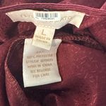 Flying Tomato Elegant and modern silk and sheen dress in burgundy size L. Photo 9