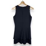 Front Row Shop Structured Crepe A-line Dress with Pleated Hem Photo 5