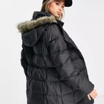 The North Face black winter puffer jacket with fur hood size XS Photo 1