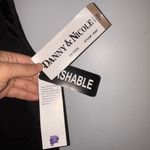 Danny & Nicole NWT  Textured Black Mini Dress Photo 1