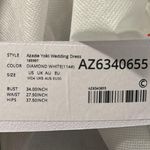 Azazie Mermaid Scoop Tulle Chapel Train Wedding Dress Photo 8