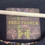 Free People āSargent Military style wool navy peacoat M Photo 3