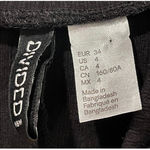 H&M  Mini A-Line Black Short Sleeve Dress Photo 1