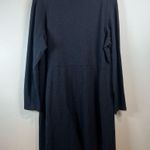 Duluth Trading Co Wearwithall Ponte Knit Dress Gray Long Sleeve Stretch Short XL Photo 8