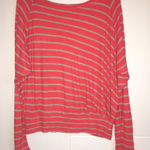 Bordeaux 2/$15  Striped Long Sleeve Knit Top Photo 0