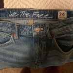 We The Free Bailey Denim Frayed Mini Skirt Photo 2