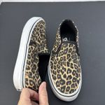 Vans Asher Deluxe Womens Sz 6.5 Cheetah Leopard Print Slip On Skate Sneakers Photo 10
