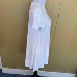 EXPRESS one eleven women L short sleeve Crewneck shift dress/swim cover white Photo 3