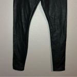 Hollister black faux leather fleece lined legging pants women's size XS Photo 2