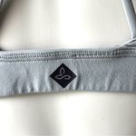prAna  | Light Gray Racerback Sports Bra Sz L Photo 3