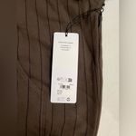 Alo Yoga  NWT Pinstripe Hoodie Sweatshirt in Expresso Size M Photo 6