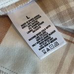 Aeropostale Spaghetti Strap Plaid Mini Dress w/ Slit @ Hem Brown/Cream Sz L Photo 6