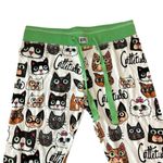 Lazy One Catitude Pajama Pants S Cats Kitties Small White Photo 1