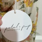 Petal and Pup  Liv Halter Floral Dress - Cream and Yellow 6 NWT Photo 5