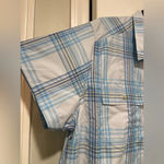 Eddie Bauer NWT Women Blue Plaid Short Sleeve Adventure Shirt UPF 50 Size XXL Photo 3