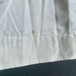 Vintage 1950s White Ruffle Jumper Dress with Apron Trim Handmade XS Photo 5