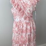 Missguided Misguided Wrap Tiered Ruffle Sleeveless Floral Dress Sz 14 NWT Photo 0