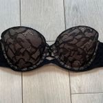 Victoria's Secret  black lace strapless bra Photo 0