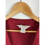 Lands' End Button UP V Neck Cardigan Sweater Red Size XS Photo 2