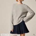 J.Crew  Ribbed boatneck sweater in vintage wool Photo 1