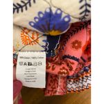 Quilted 13x15 100% Cotton Shopping Tote Cottagecore Boho Country Farmers Market‎ Blue Photo 6