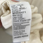 James Perse Blouson T Shirt Mini Dress V Neck Short Sleeve Cotton Stretch Knit S Photo 4